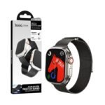 Bracelete de Milan con Fivela Magnética Hoco AS101 para iWatch (42/44/45/49mm) Preto