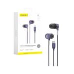 Auscultadores Foneng T69 in Ear Tipo-C 1,2m Roxo