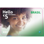 CARTAO CABINE HELLO BRASIL 5 EURO